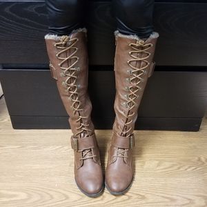 JustFab Addison Flat Boot